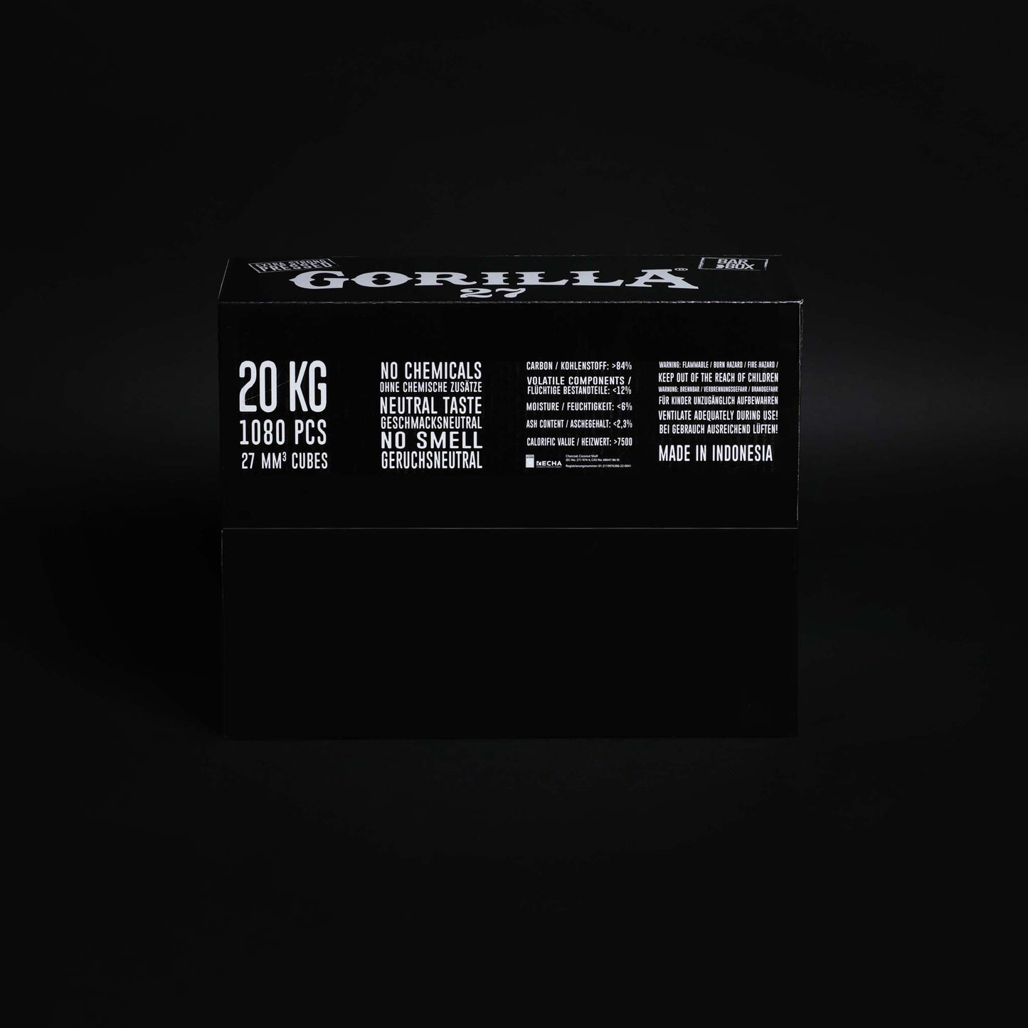 27er Cubes 20kg without packaging